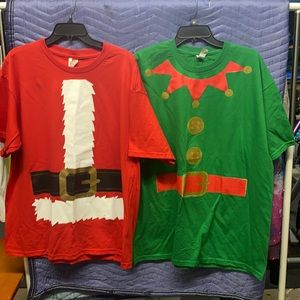 Santa and Elf T shirts..